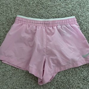 pink nike shorts